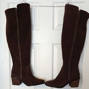 Suede Knee High/Over the Knee Boots